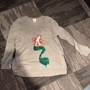 Torrid Gray Sweater with Mermaid Design